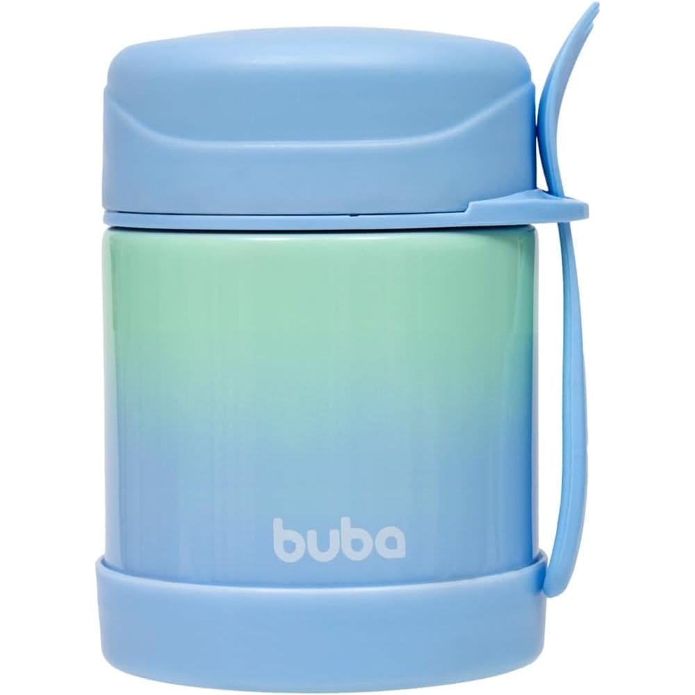 Pote Térmico com Talher Degradê - Azul