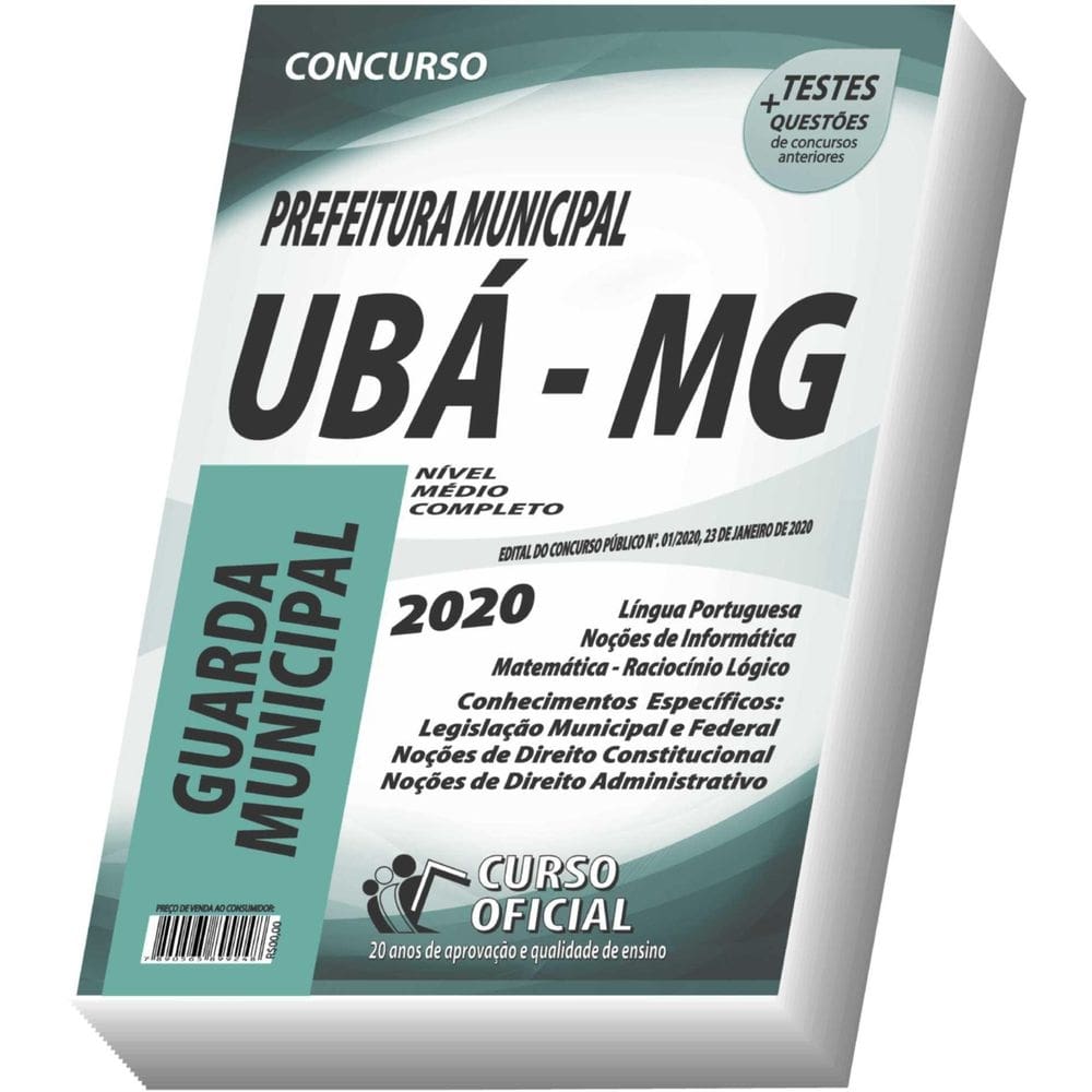 Apostila Prefeitura De Ubá - Guarda Municipal
