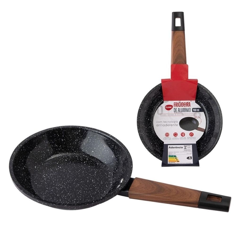 Frigideira De Aluminio Com Indução 900Ml Antiaderente