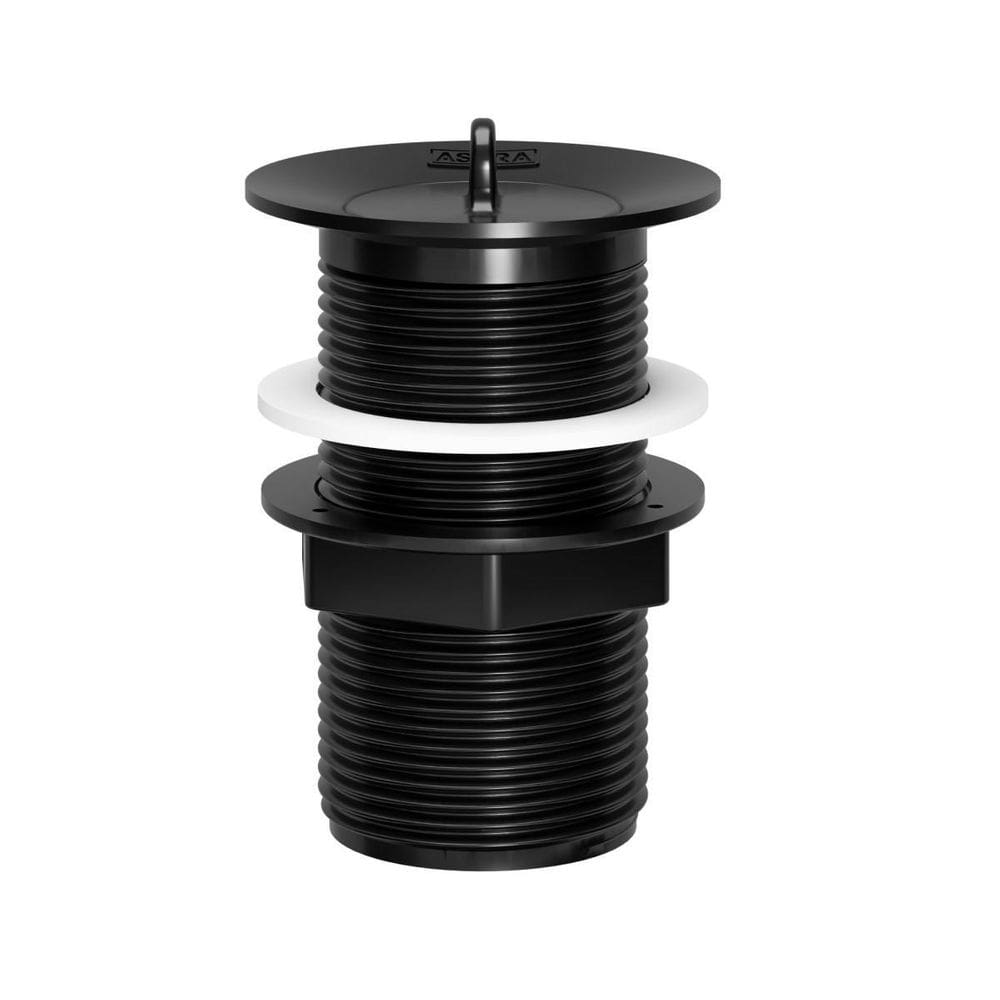 Válvula Para Tanque Lavatório Com Tampa Preta 1.1/4`` Astra