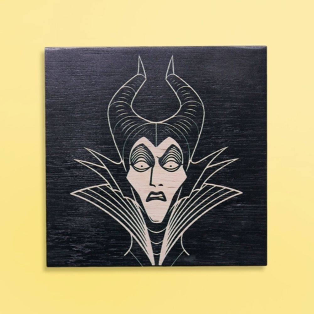 Kit com 4 Quadros Vilões da Disney