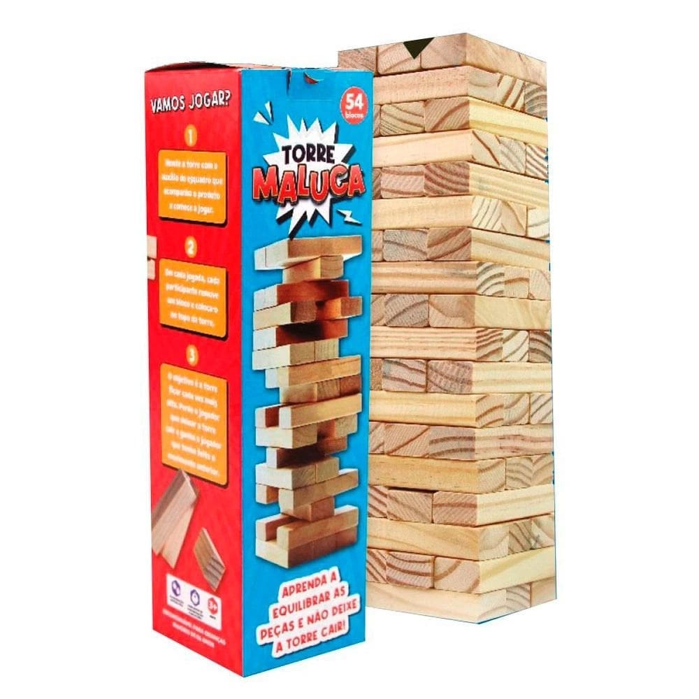 Torre Maluca de Equilíbrio com 54 peças