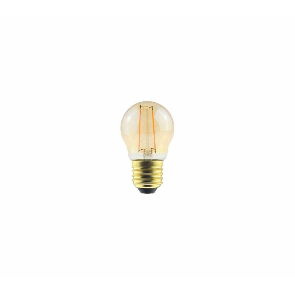 Lâmpada Filamento LED G45 Bulbo 2000k Âmbar Luz Quente 2,5W G-Light