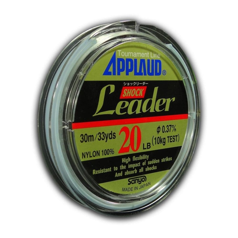 Linha Líder Monofilamento Applaud Shock 20Lb 0.37Mm 30M