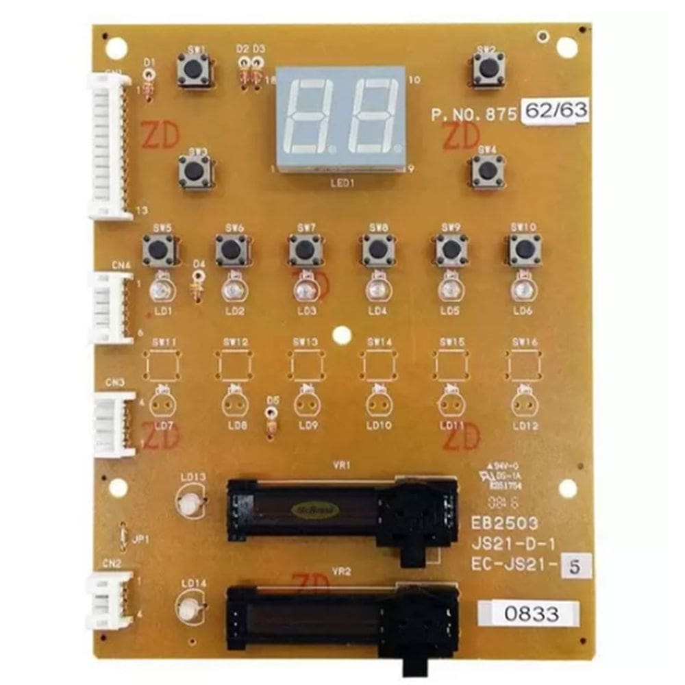 Placa dos Interruptores 87563 Máquina Singer Cosmo 987675