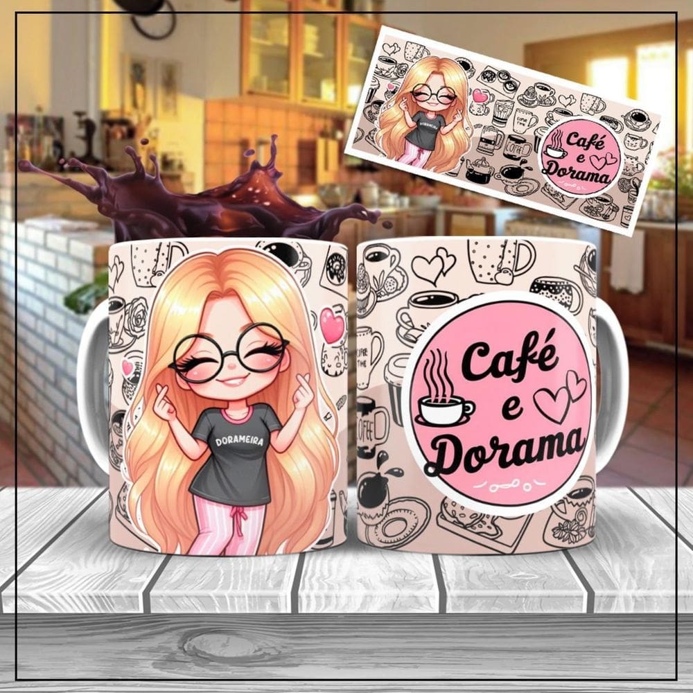 Caneca Personalizada Café E Dorama
