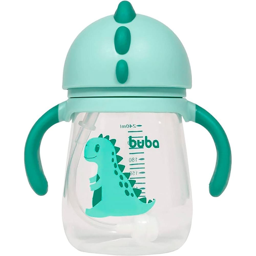 Copo com Alça Removível Espinho do Dino Verde 11826 - Buba