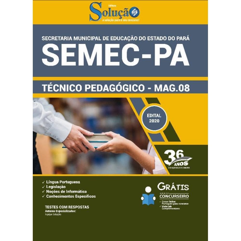 Apostila Concurso SEMEC PA - Técnico Pedagógico - MAG 08
