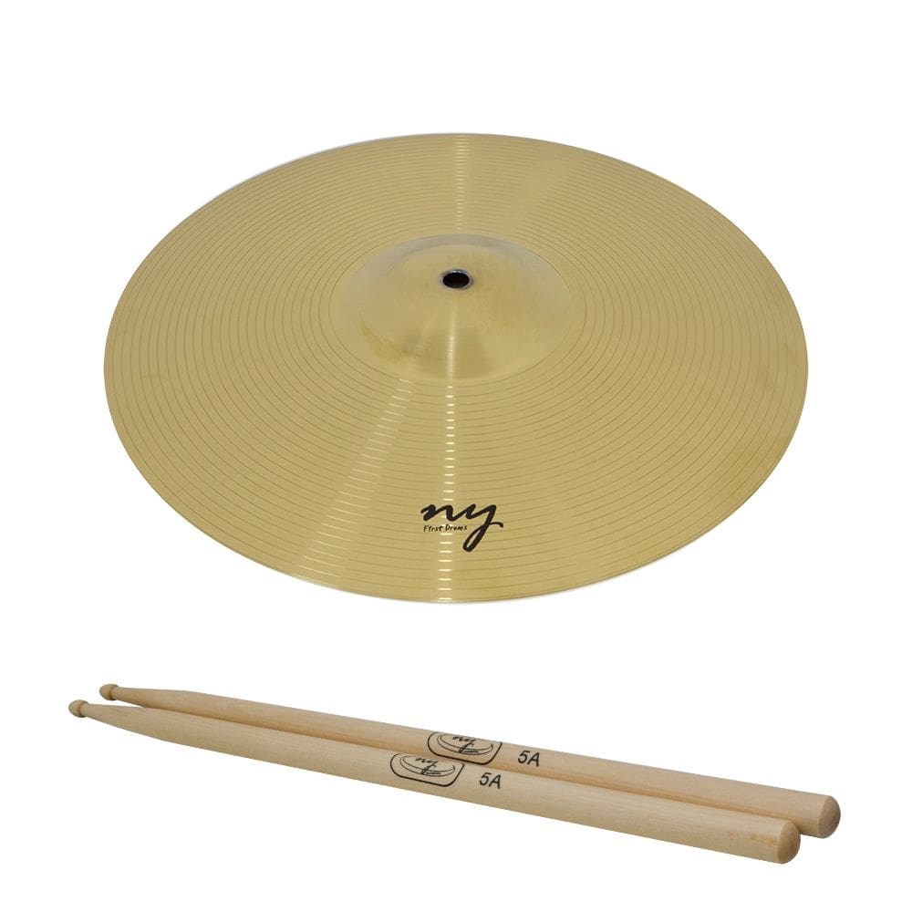 Prato de Ataque para Bateria 18\" + Baqueta 5A Maple New York