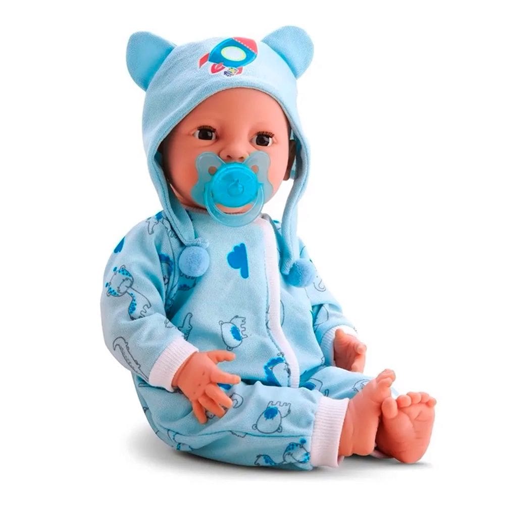 Boneco Diver New Born Brincando de Pijama - 8192 - Divertoys