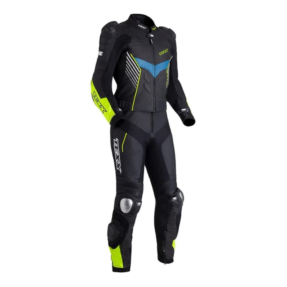 Macacao Texx 2 Pecas Pista Pret Azul Verd    S - 48 [F016]