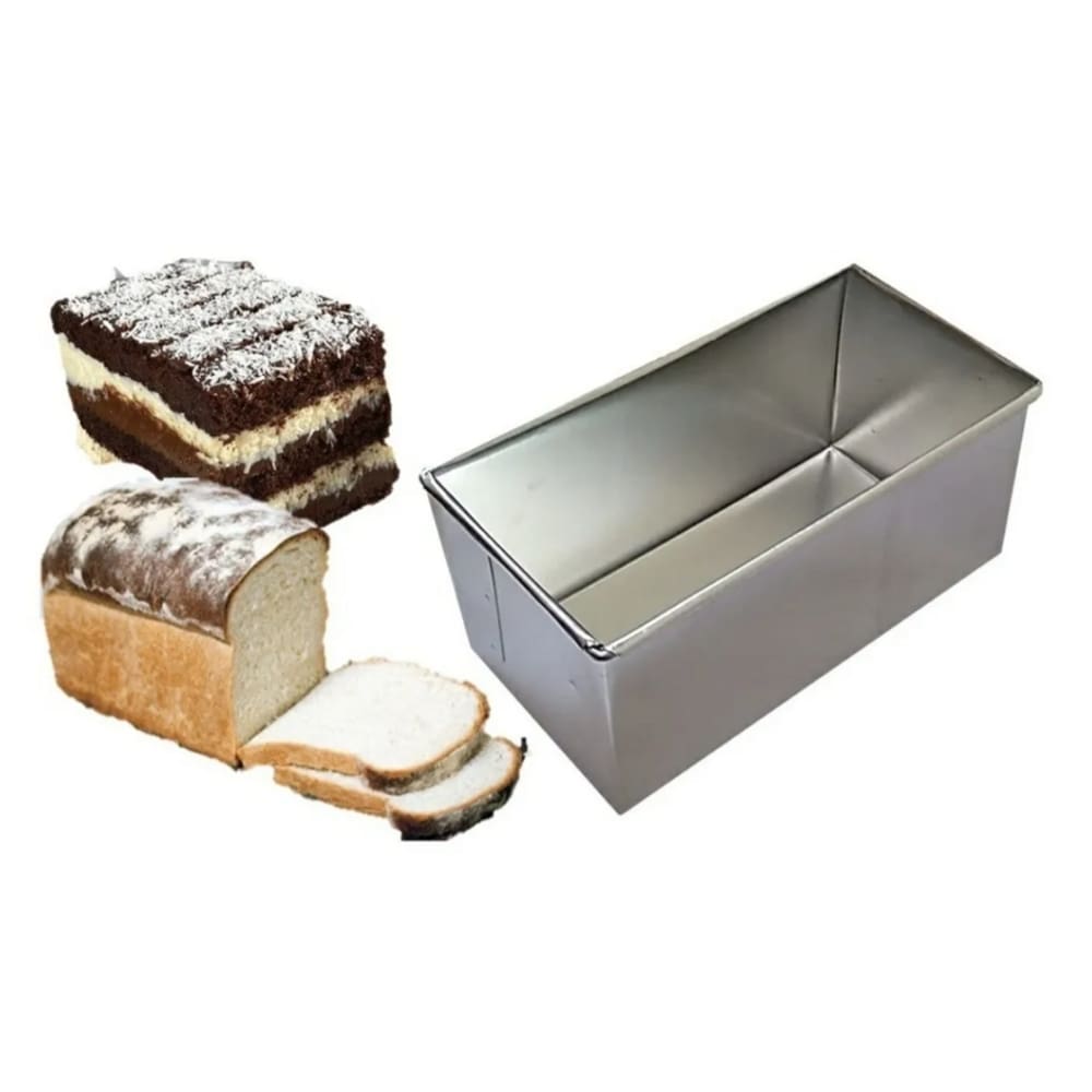 Kit 2 Formas Para Bolo / Pão Caseiro / Bolo Fatia 23x10x10cm