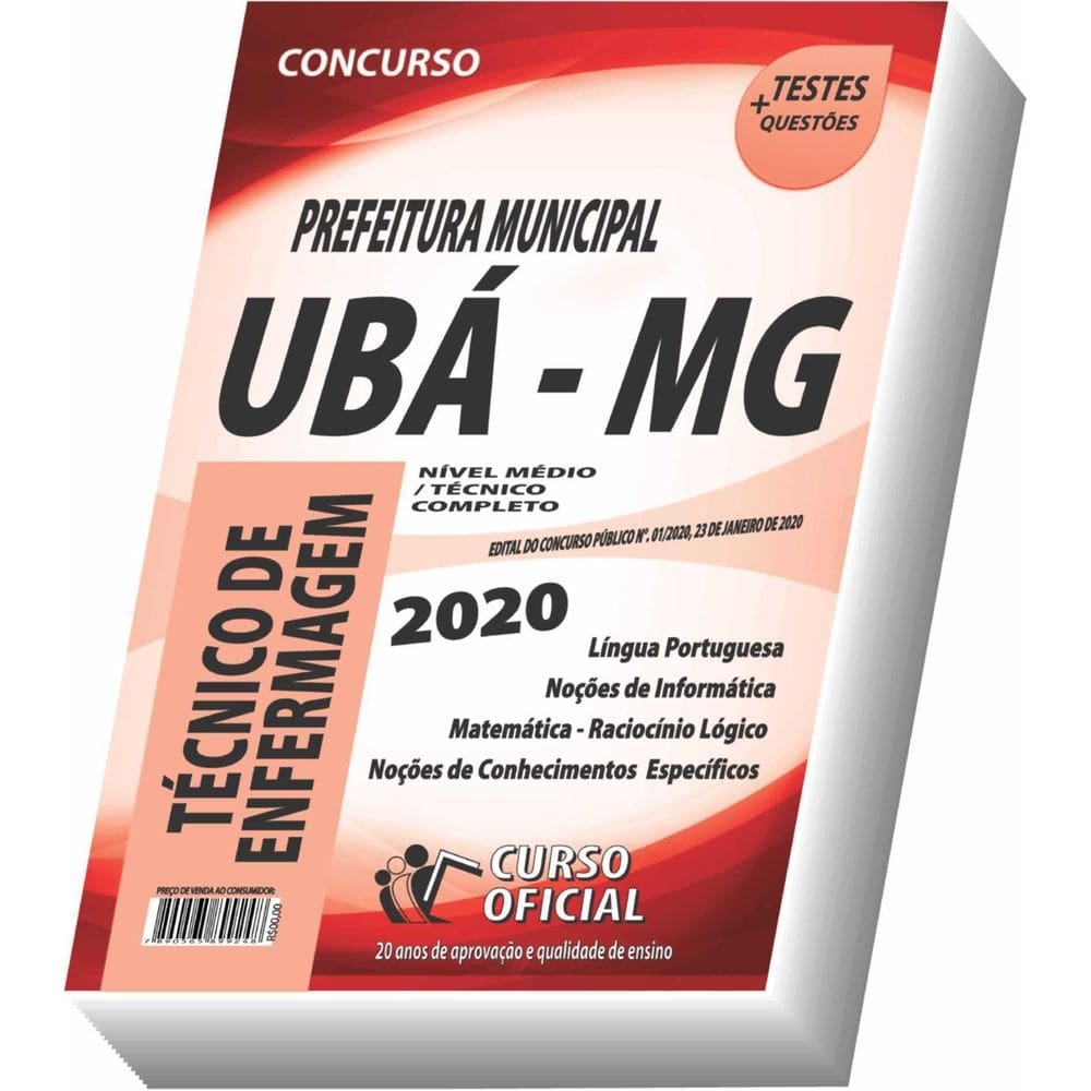 Apostila Prefeitura De Ubá - Técnico De Enfermagem