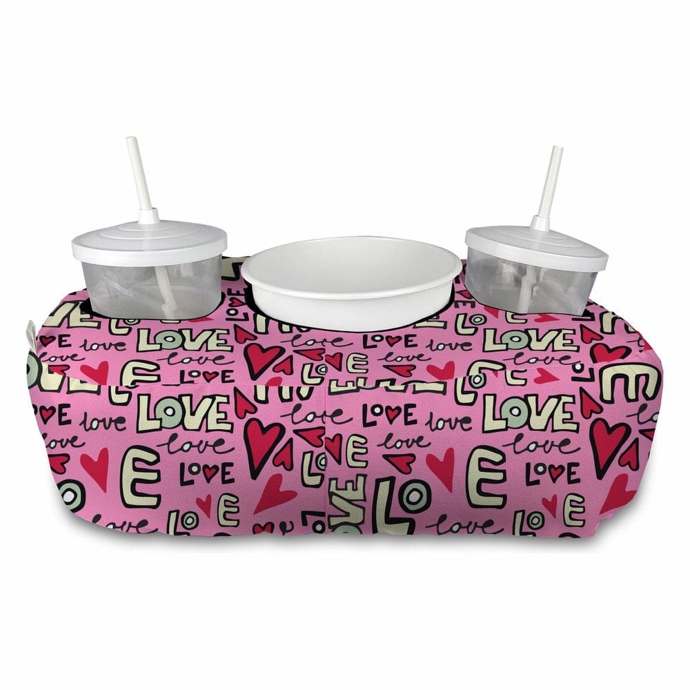 Almofada Kit Cinema Pipoca 2 copos canudo e balde Namorados Love
