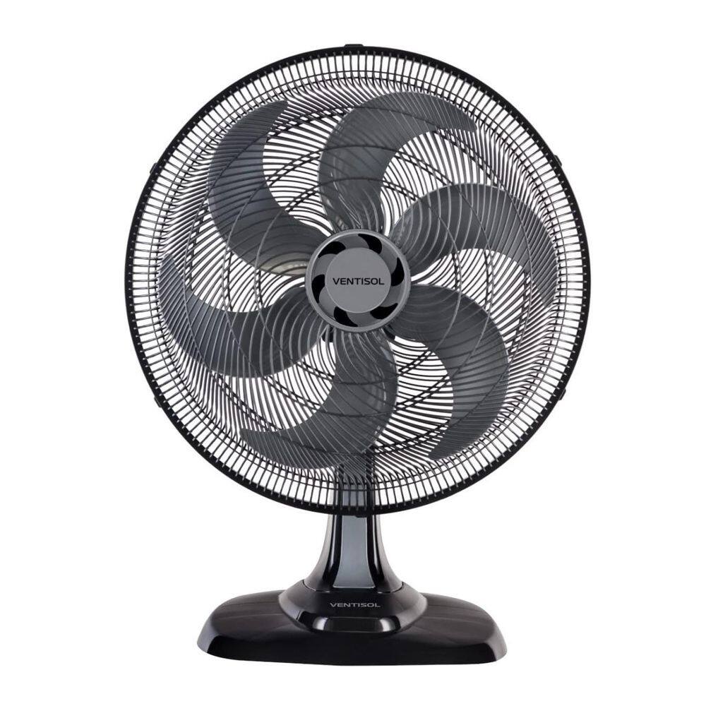 Ventilador Mesa Tbo 6P 50Cm Ventisol 220 Cinza