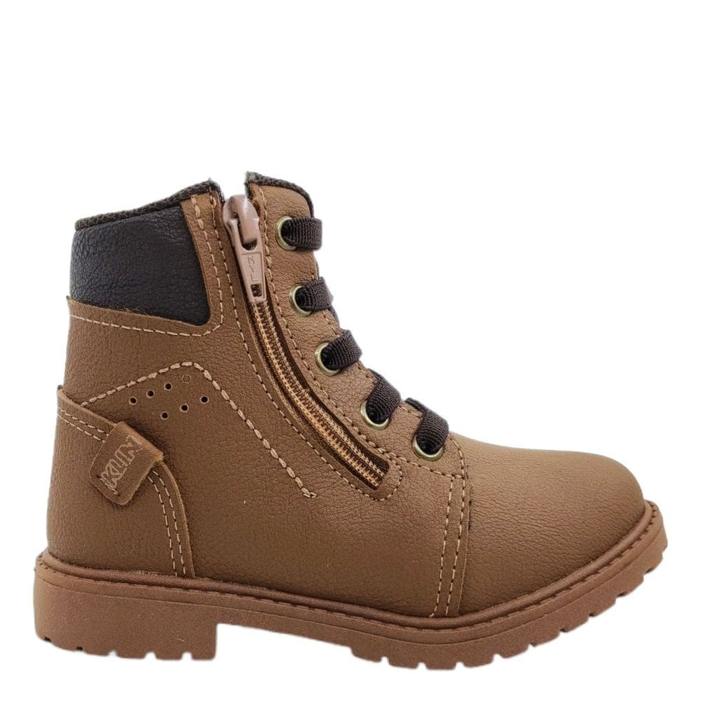 Coturno Infantil Menino Casual Palmilha Anatômica Klin Rock Mini 175.058