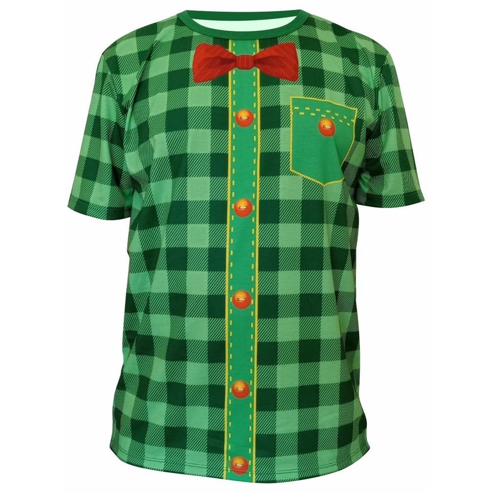 Camiseta Adulta Masculina Estampada Festa Junina Verde