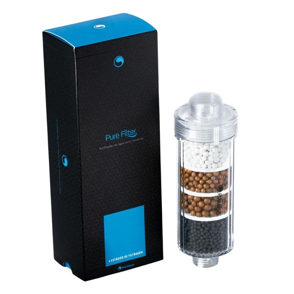 Filtro anticloro para chuveiro e torneira pure shower