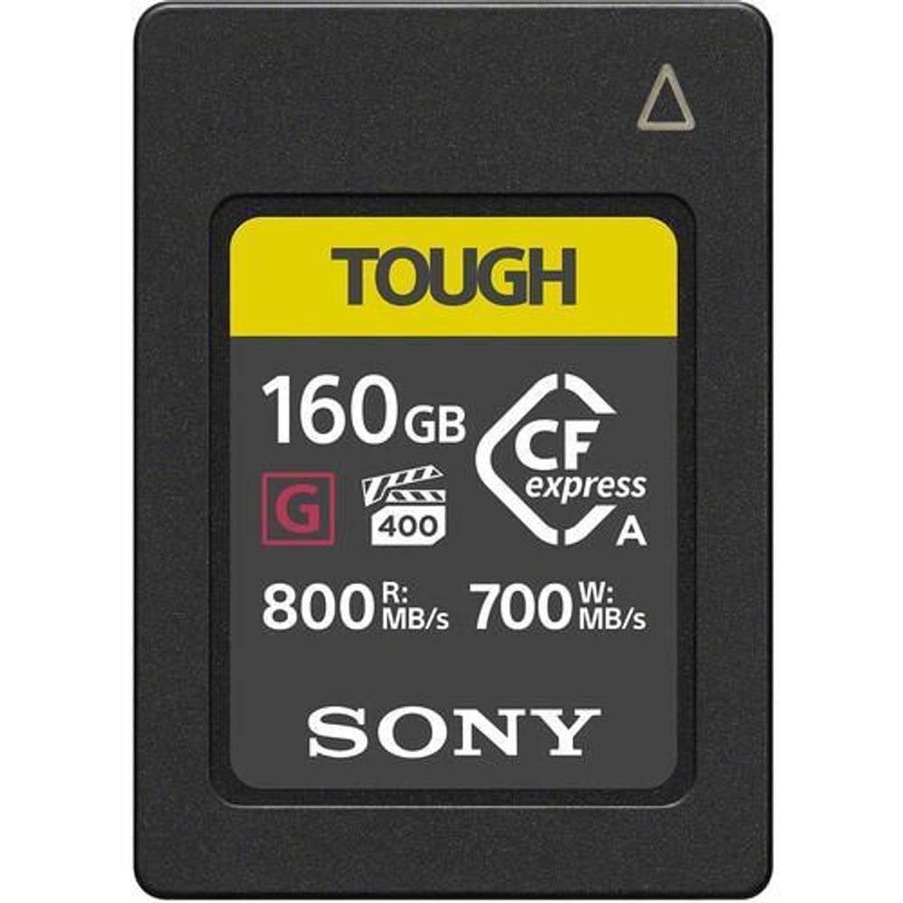 Cartão memória sony cfexpress 160gb type a tough 800mb/s