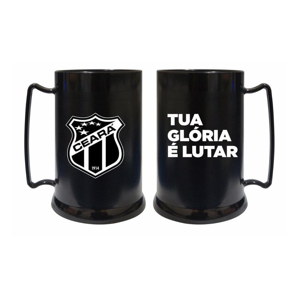 Caneca De Gel Preto Ceará Vozao 300Ml