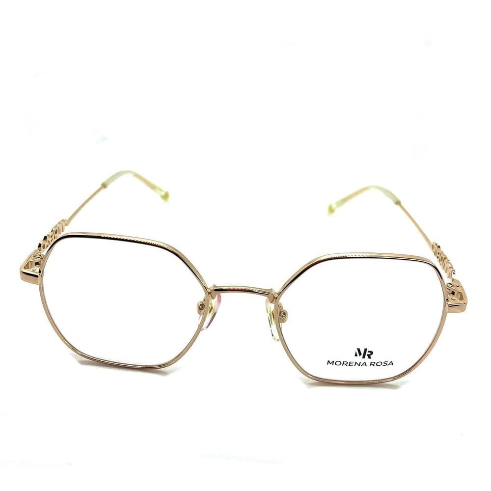 Óculos de Sol Morena Rosa Rose Brilho Aro Fechado 51mm