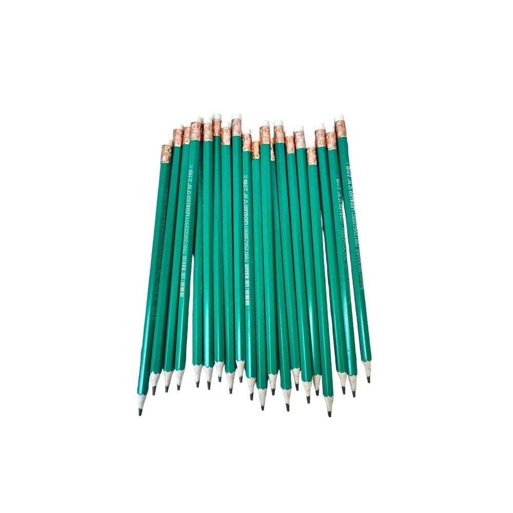 Kit 72Un Lápis Grafite Hb 2 Com Borracha Sextavado