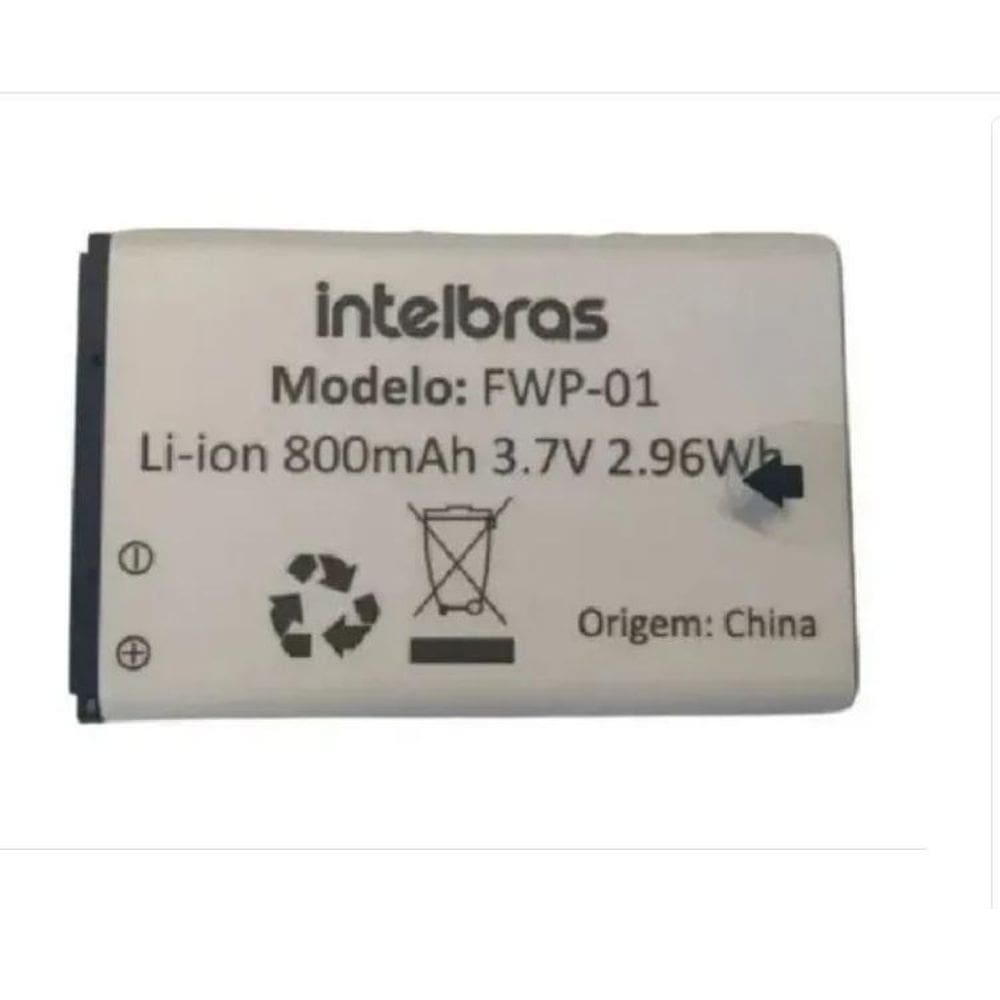 Bat eria intelbras fwp-01 telefone cfw8031 cfw9041