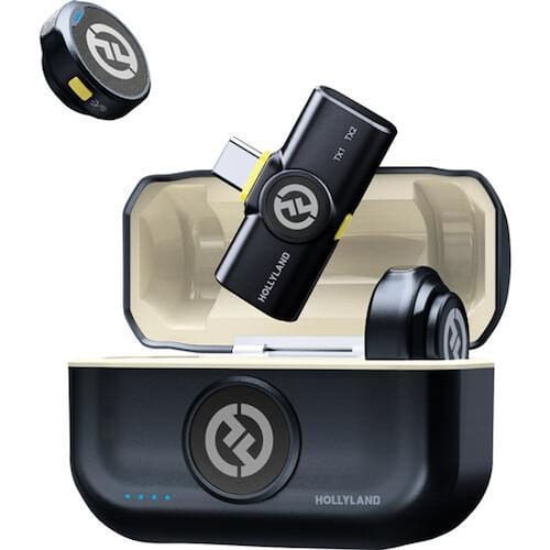 imagem-Microfone hollyland lark m2 duo usb-c duplo 2 pessoas sem