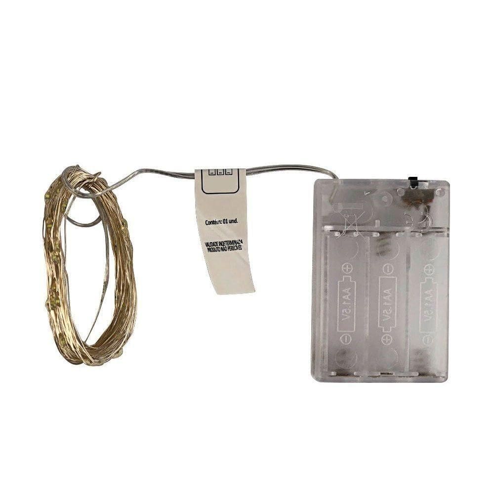 Fio De Fada Led Decoração Cordão De Luz 5m 3 Cores Cor:branco Frio
