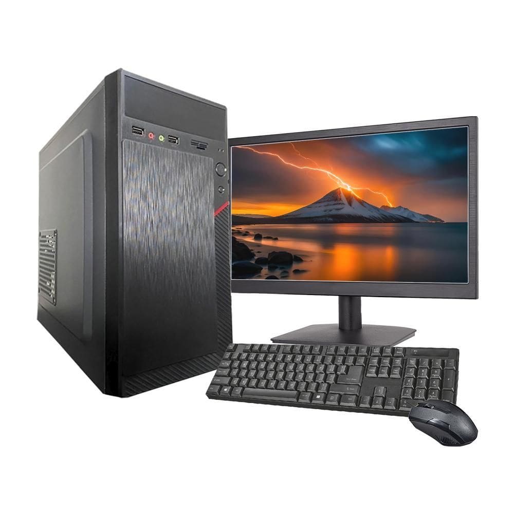 Computador completo intel core i3 3 8gb ssd 240gb monitor 19 fonte 200w