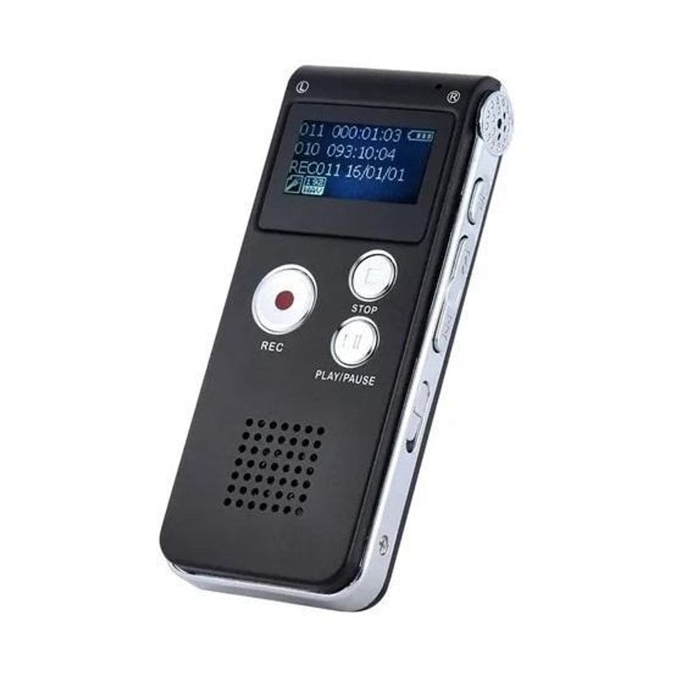 Gravador de voz digital telefone reunião jornalista spy