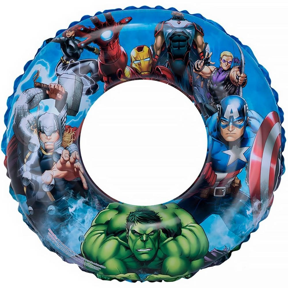 Boia Circular Inflável Marvel Avengers 72cm DYIN-197 - Etitoys