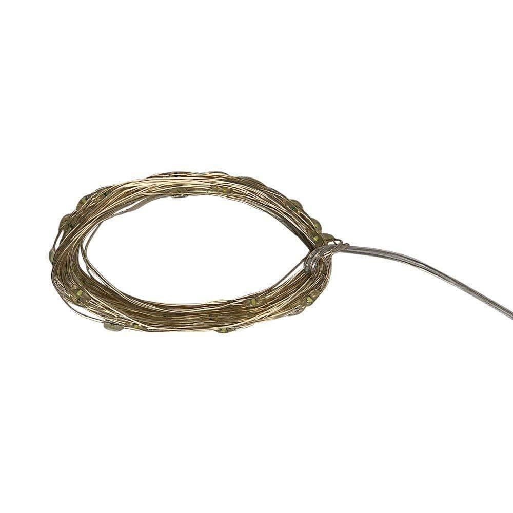 Fio De Fada Led Decoração Cordão De Luz 2mts - Branco Quente