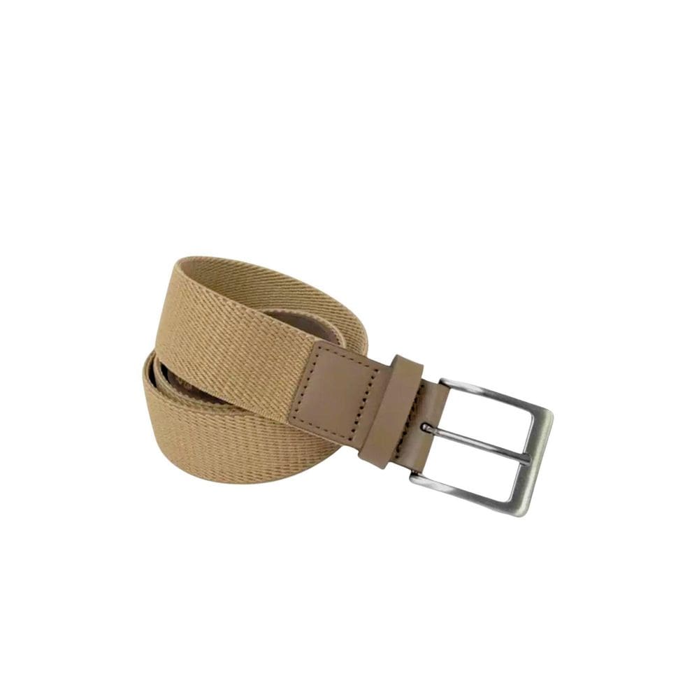 Cinto Masculino Fasolo Elástico Egítimo  Caqui - 95