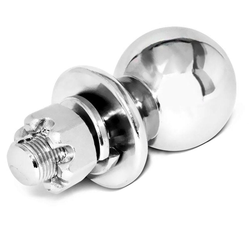 Bola de Engate Reboque Cromada de 50mm Esfera Em Aço Universal