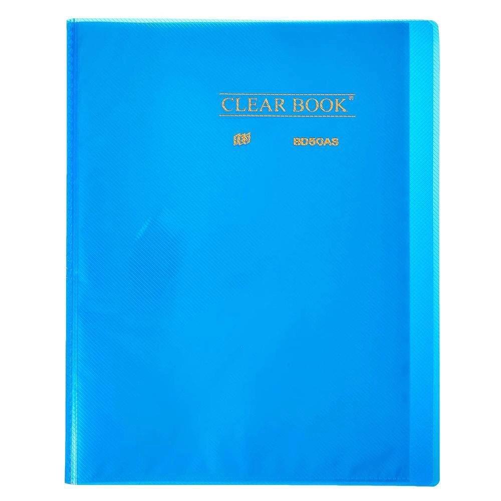 Pasta Catálogo Clear Book 50 Envelopes Plásticos Cores Yes