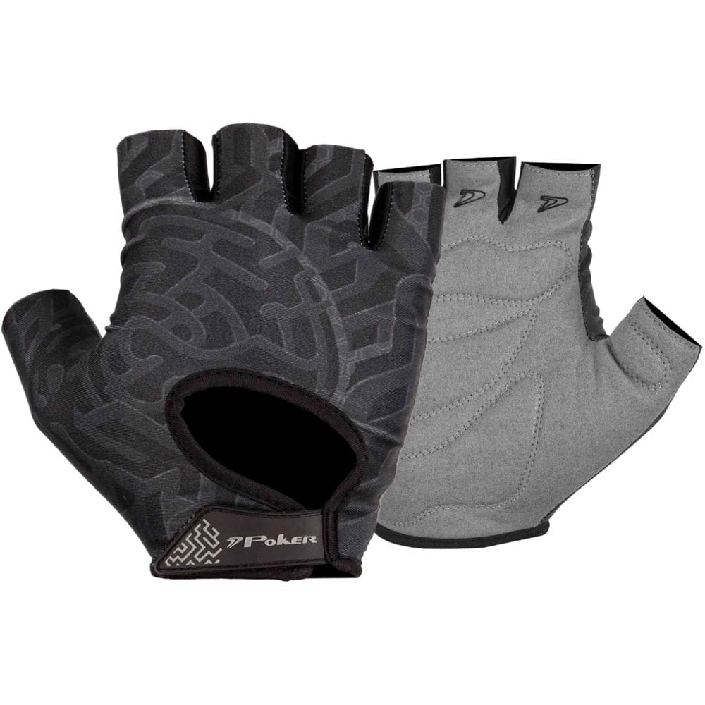 Luva Unissex Adulto em Gel Musculação Academia Bike Poker 01946