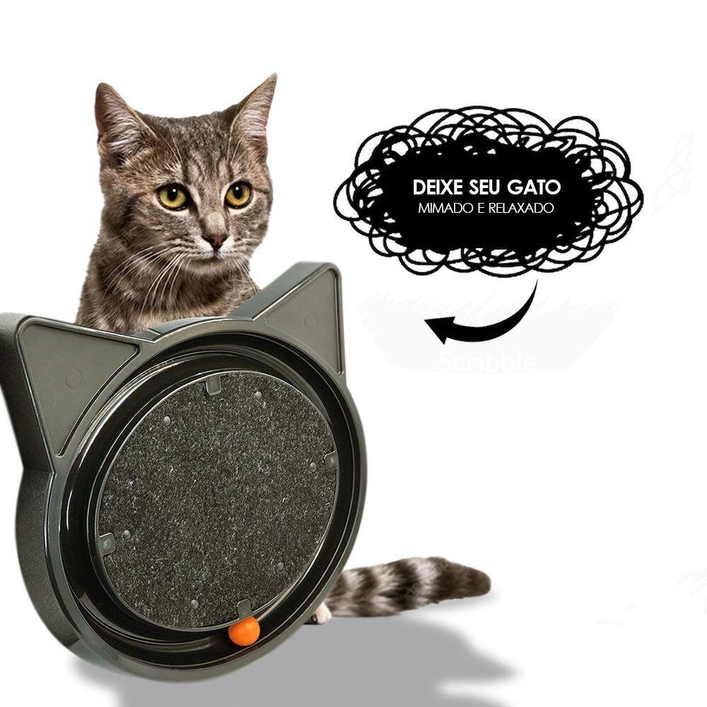 Binquedo Para Gatos Com Bolinha Interativa - Preto
