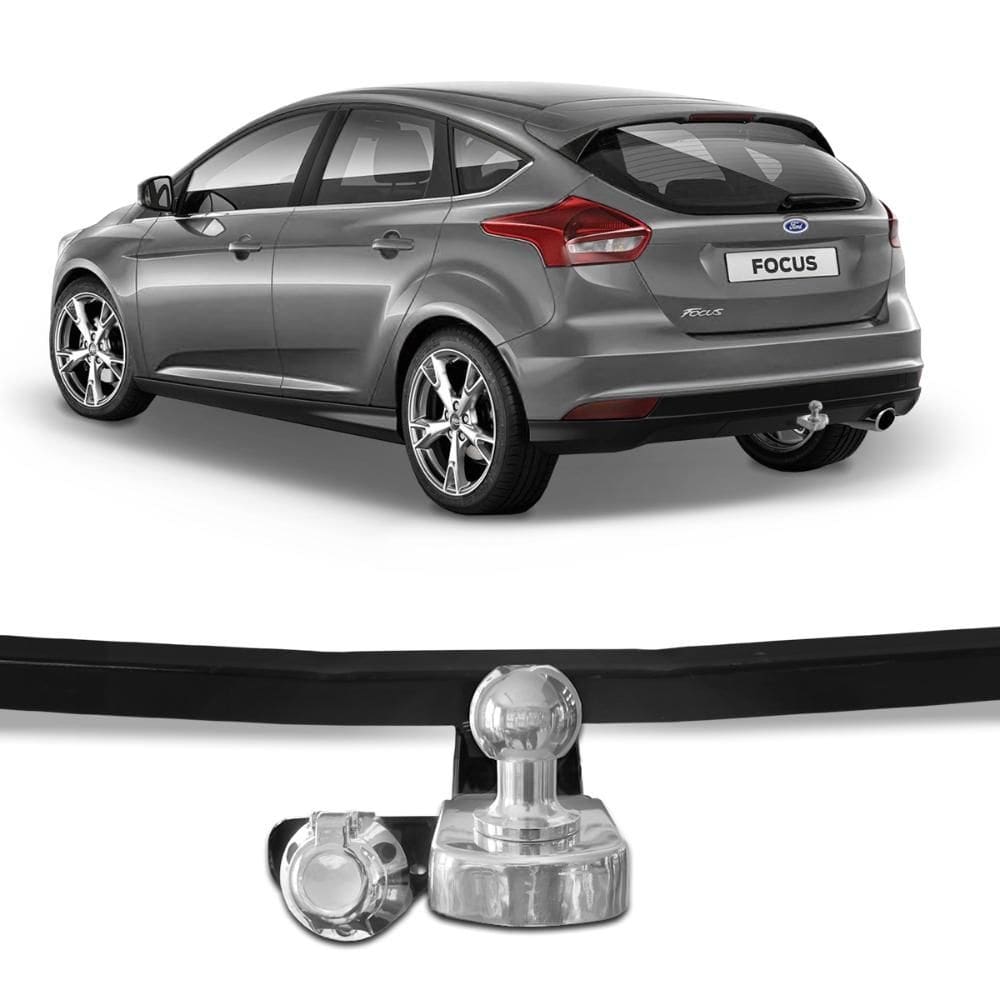 Engate Reboque Focus Hatch 2014 a 2019 Rabicho Fixo 700 Kg
