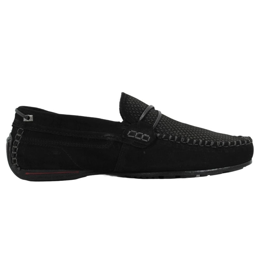 Mocassim Pegada Nobuck Preto