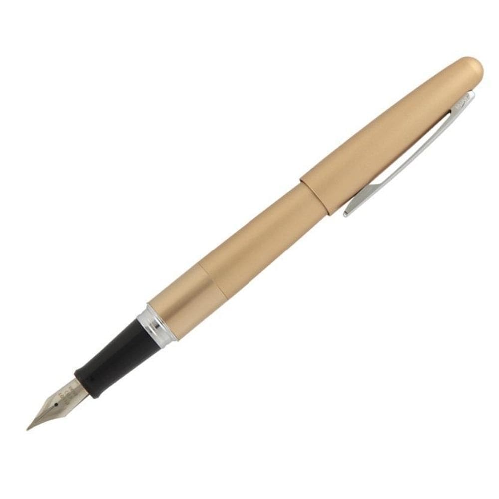 Caneta tinteiro pilot metropolitan mr series dourada