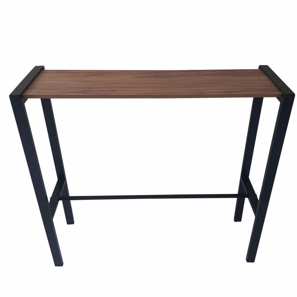 Aparador prateleira industrial mônaco mdf amêndoa 80cm