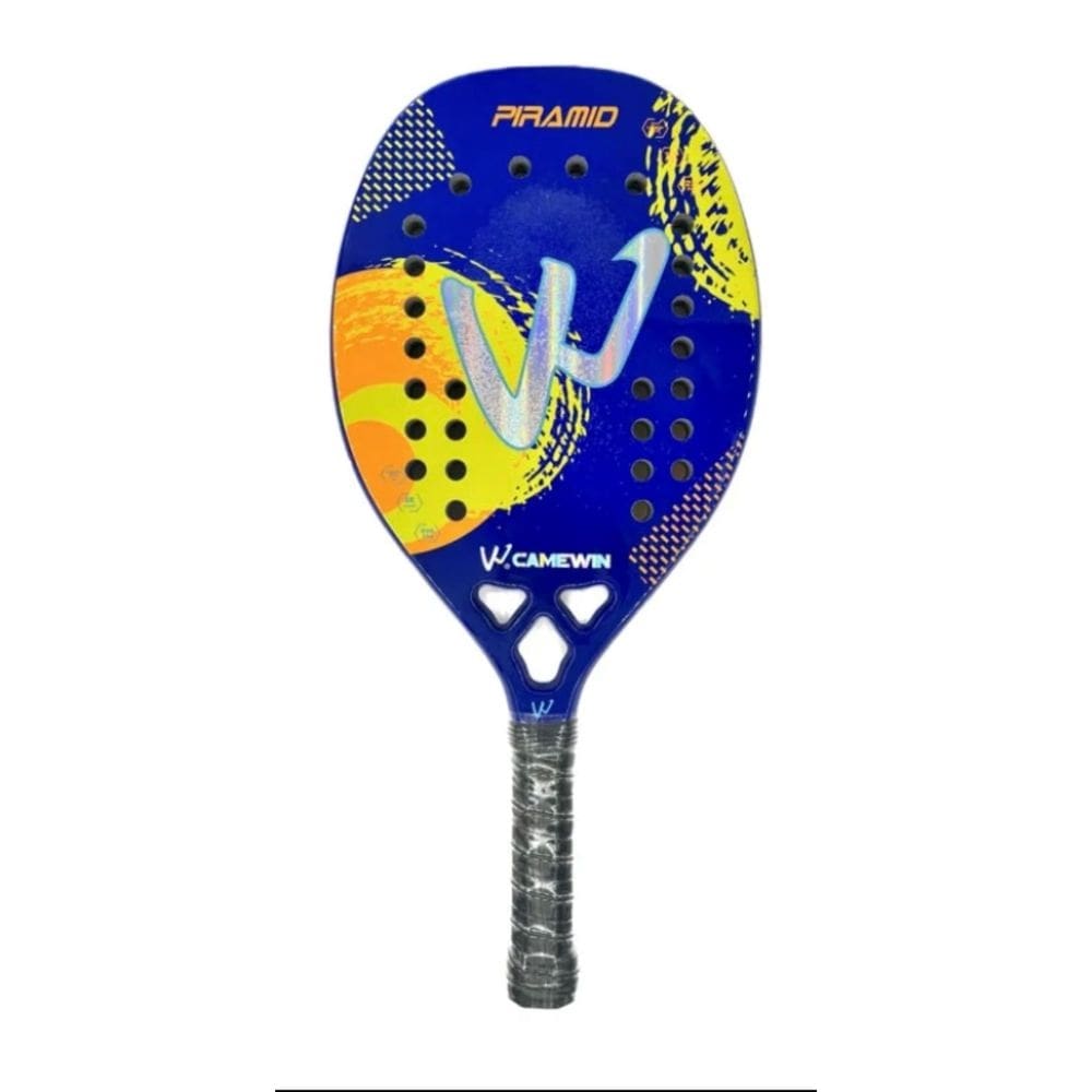 Raquete Beach Tennis Camewin 3K Holográfica Piramid Modelo Novo