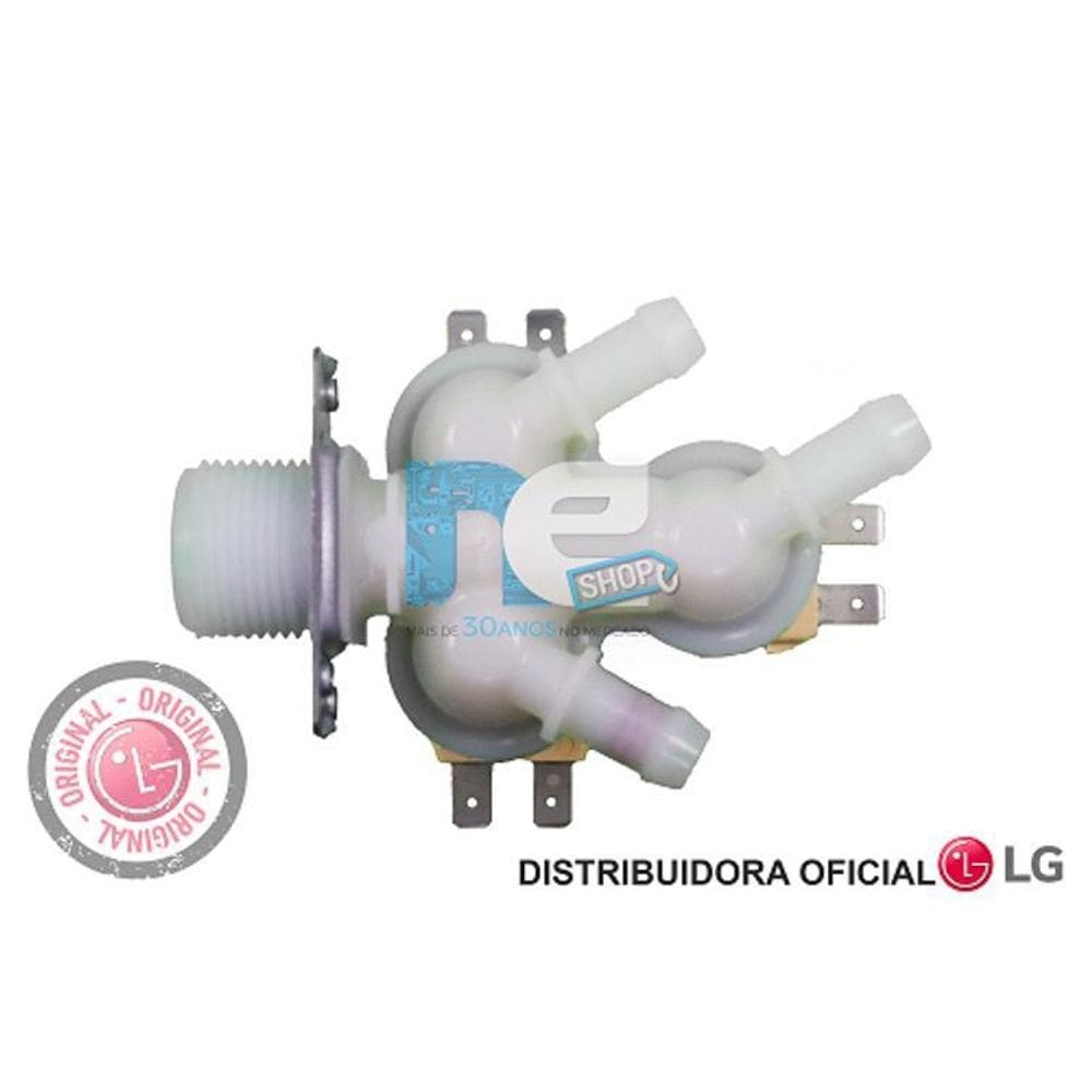 Valvula Entrada De Água Tripla 220V Lava Seca Lg 5220Fr2075B