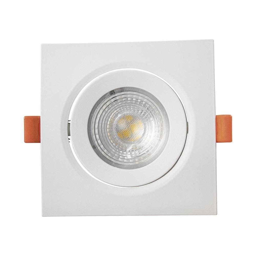 Spot Led Embutir 8 W 6.500 K Quadrado 4,6 Cm Bivolt Blumenau