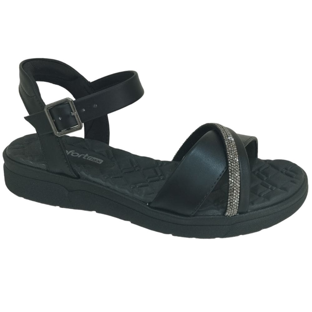 Sandalia Rasteira Comfortflex Ultraconforto 2442301
