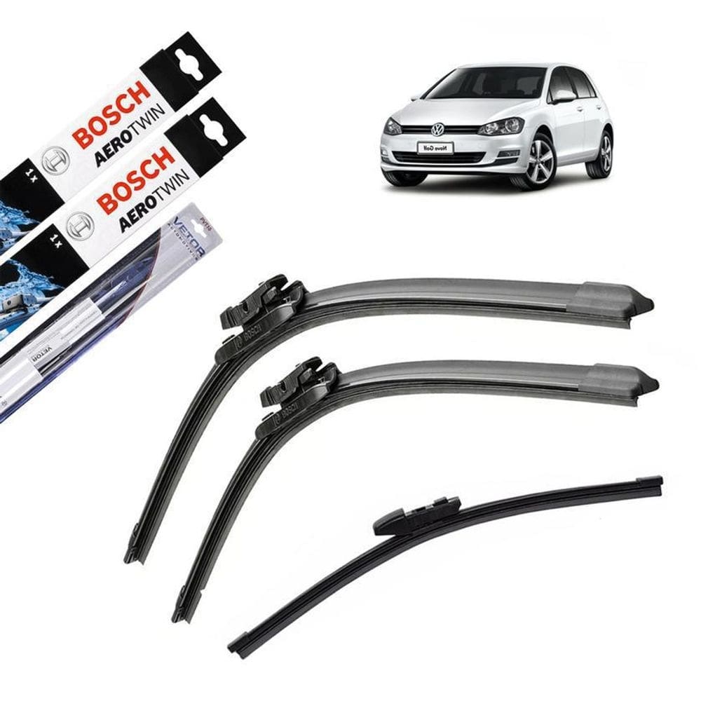 Kit limpador parabrisa golf tsi gti mk7 2014 2015 2016 2017