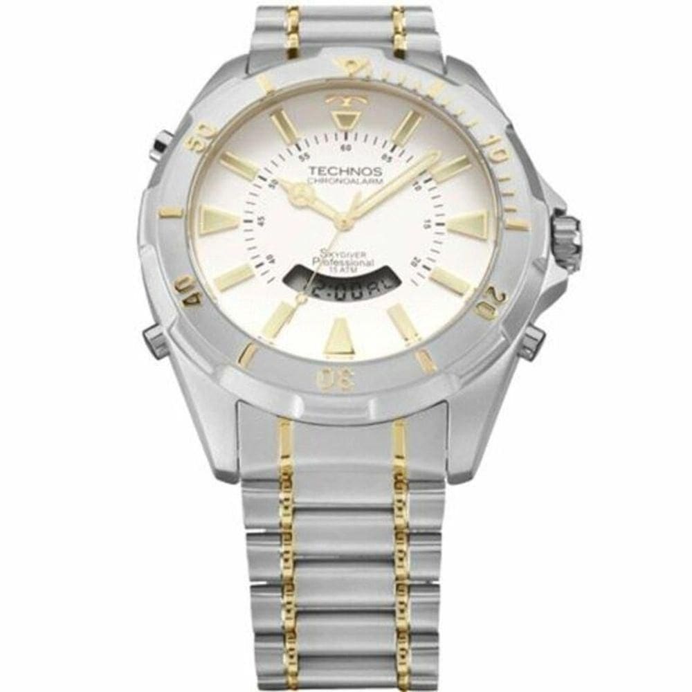 Relógio masculino technos skydiver sport bicolor wt205fq/5b