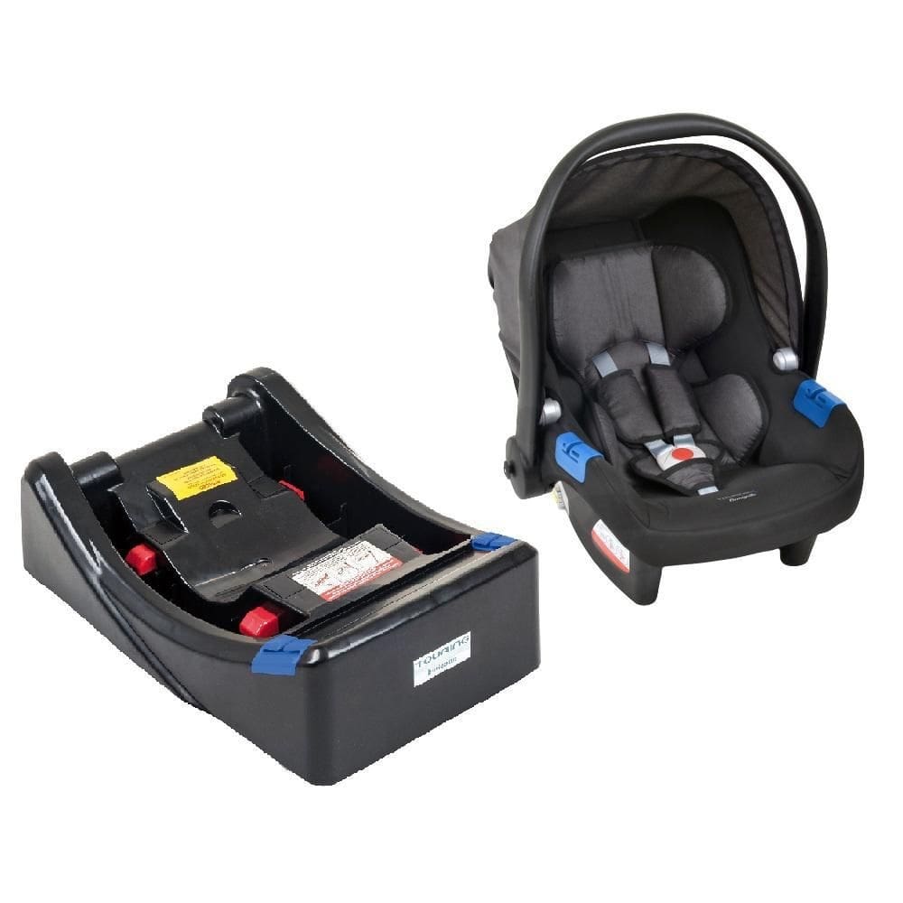 Conjunto Bebê Conforto Touring X E Base-Dark Grey -Burigotto