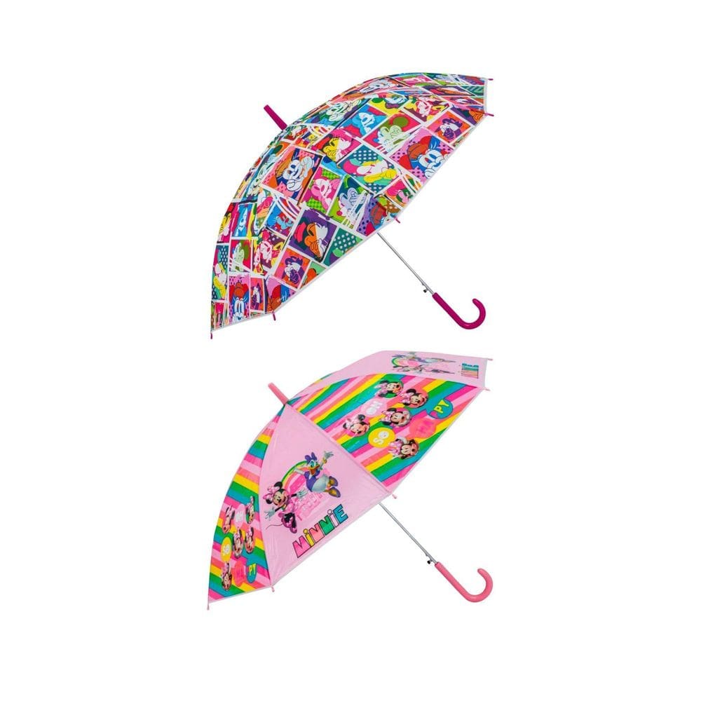 Kit 2 Guardas-Chuva Infantil Minnie Mouse Colors 17250 11110